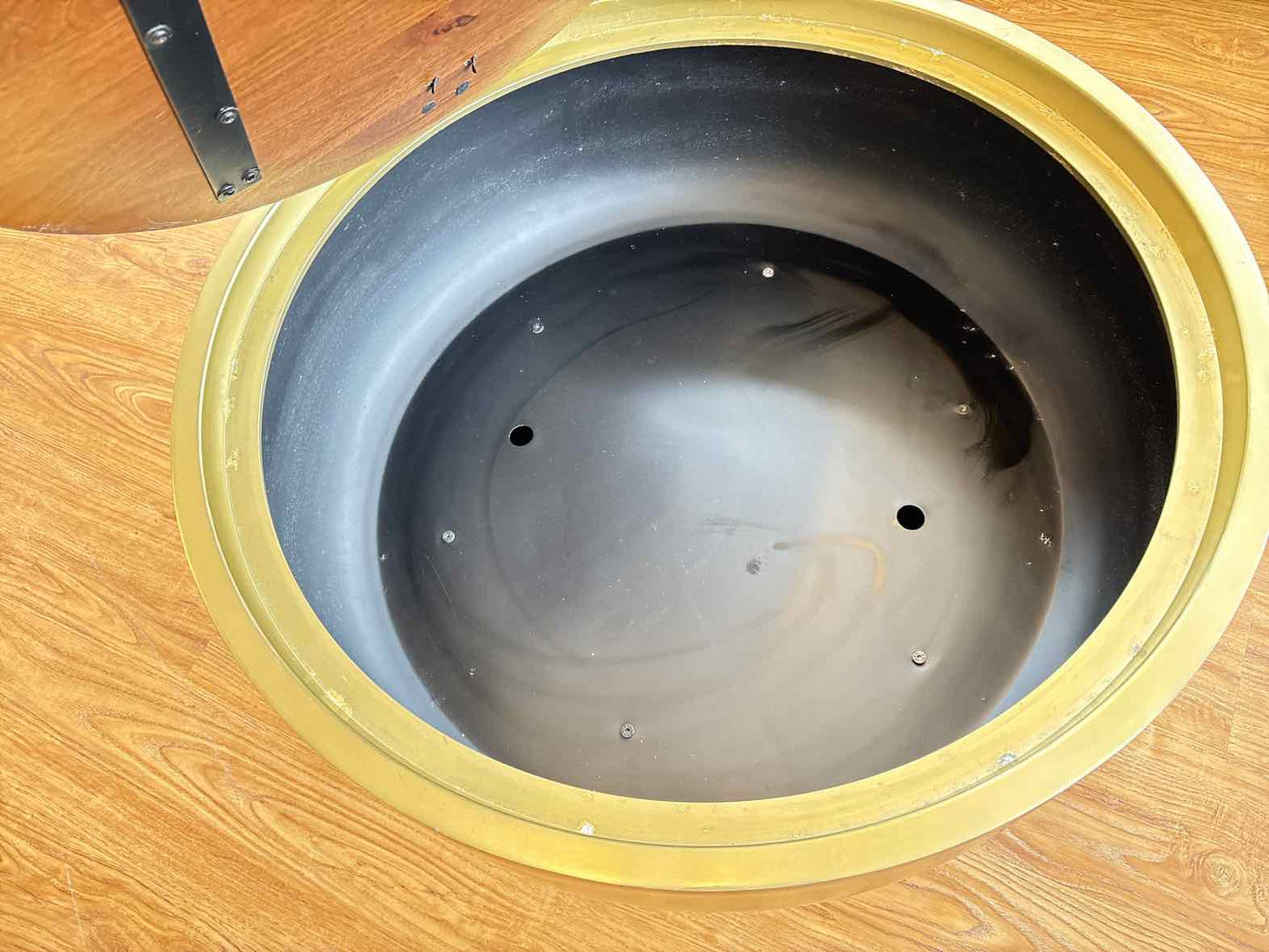 West Elm Drum Storage Cocktail Table