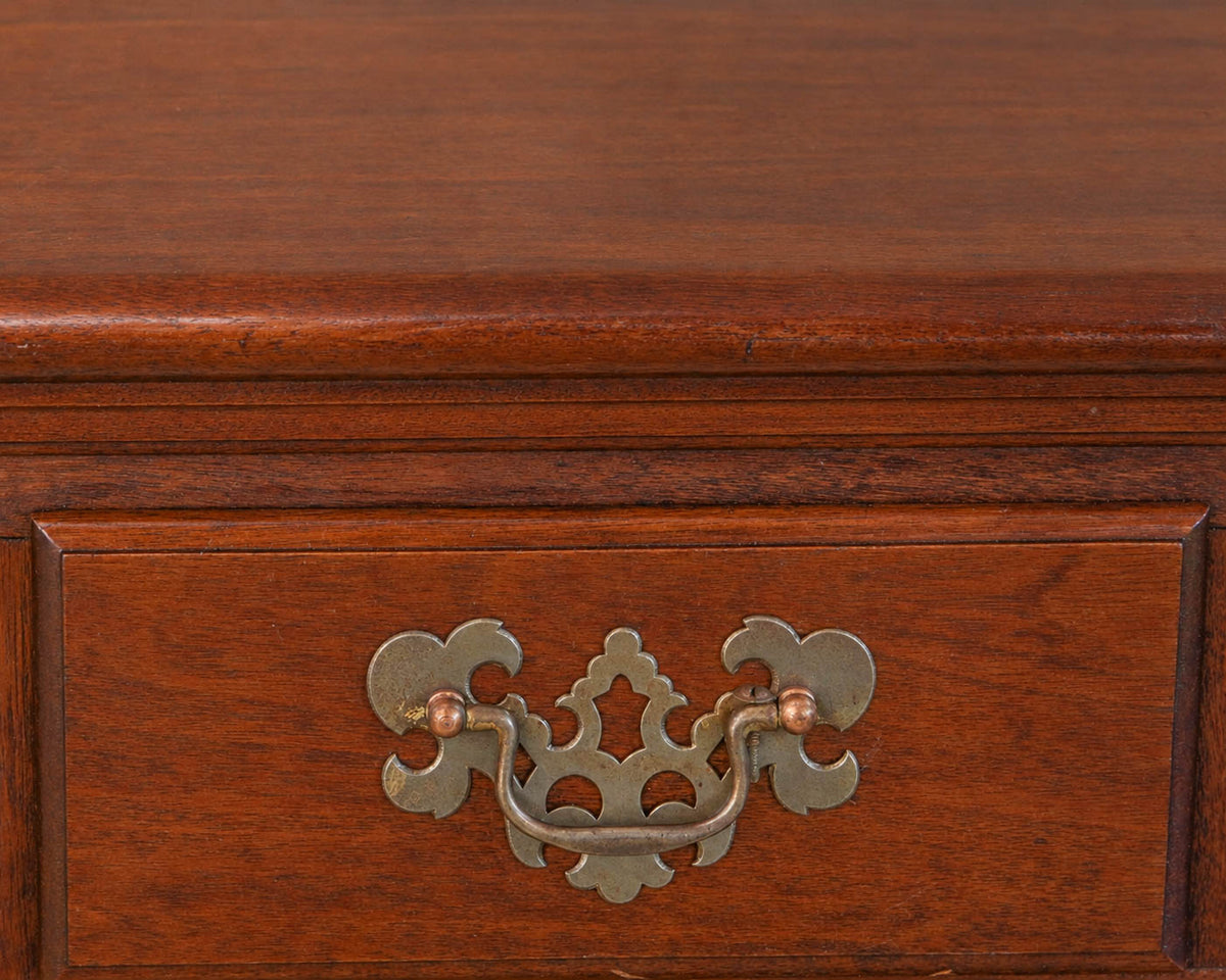 Mahogany Chest-On-Chest with Brass Pulls