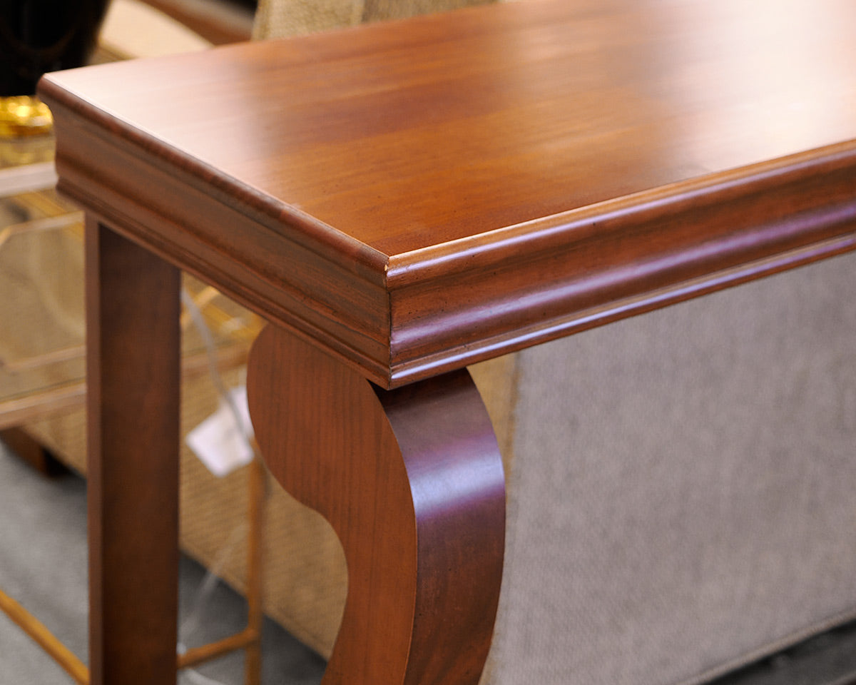 Console Table in a Cherry Finish