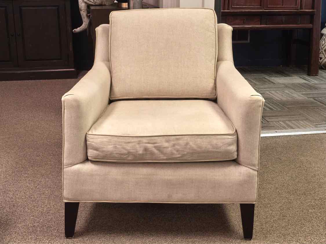 Mitchell Gold Upholstered Arm Chair in Beige