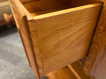 Carved Oak Nightstand