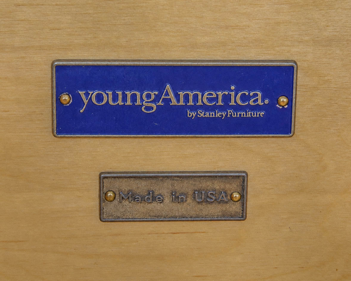 Stanley Young America Cherry Finish 3 Drawer Desk