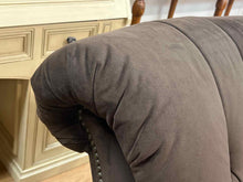 Flexsteel Chocolate Microsuede Chair w/ Ottoman