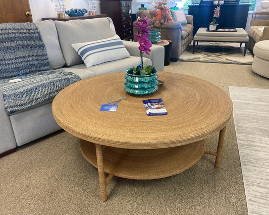 Palecek 'JM Monarch' Twine Round Cocktail Table
