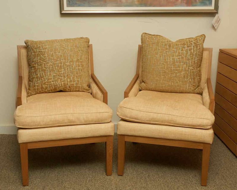 Pair of Holly Hunt "Bergere" Chairs
