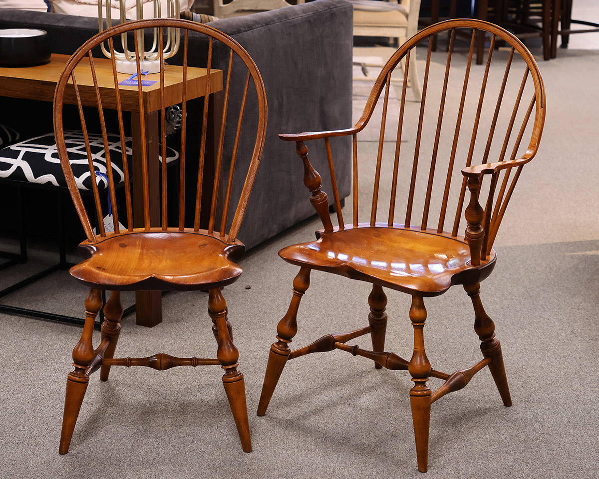 Set of 6 DR Dimes Windsor Dining Chairs