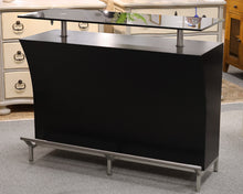 Wood Bar w/ Glass Top