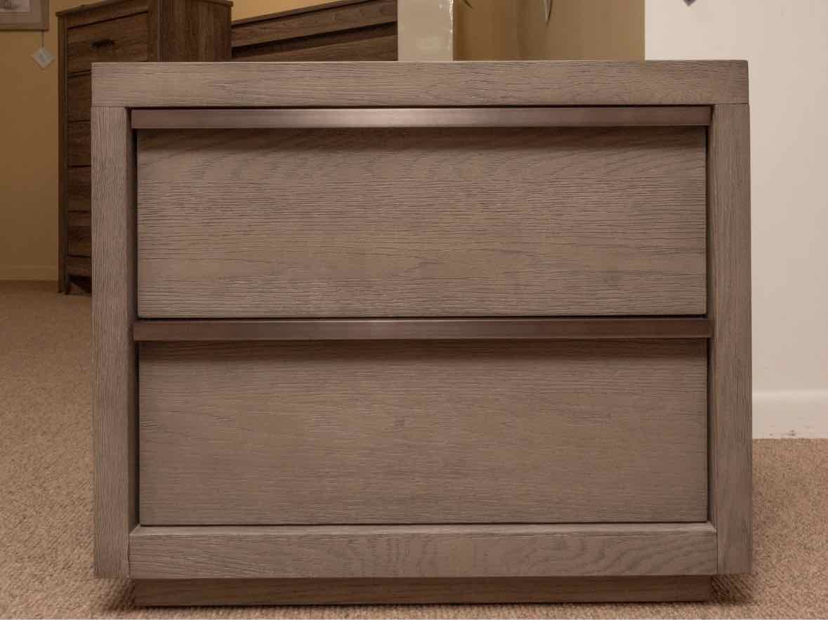 Pair Of RH  Laguna Collection Grey Driftwood Finish  2 Drawer Nightstands