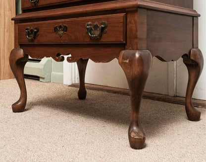 Maddox Cherry Drop Front Secretary Writing Desk