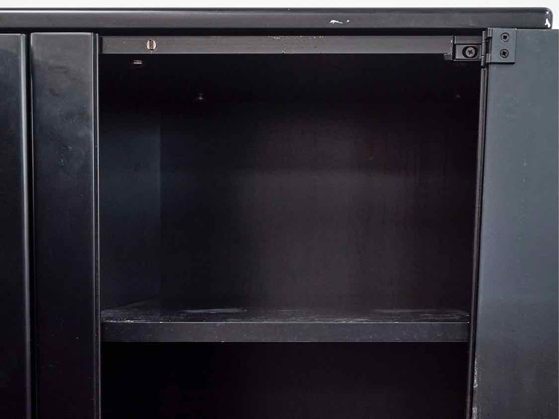 Interlubke Contemporary Black Four Door Sideboard