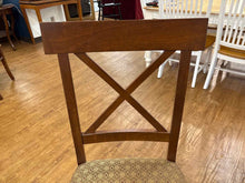 Set of 4 Arhaus Cross Back Upholstered Dining Chairs
