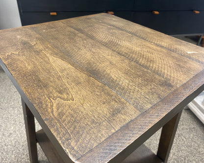 Pottery Barn Mateo End Table in "Salvaged Natural"