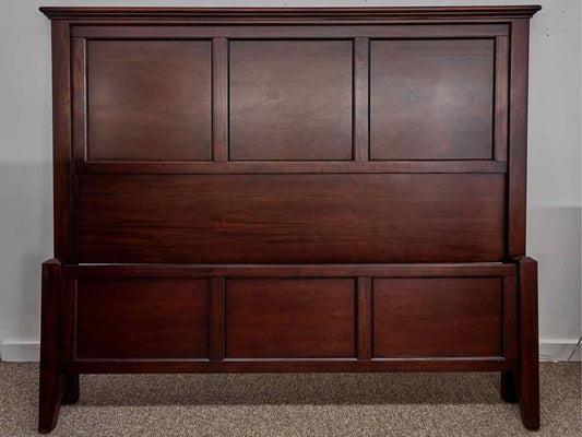 Espresso Finish Panel Queen Storage Bed
