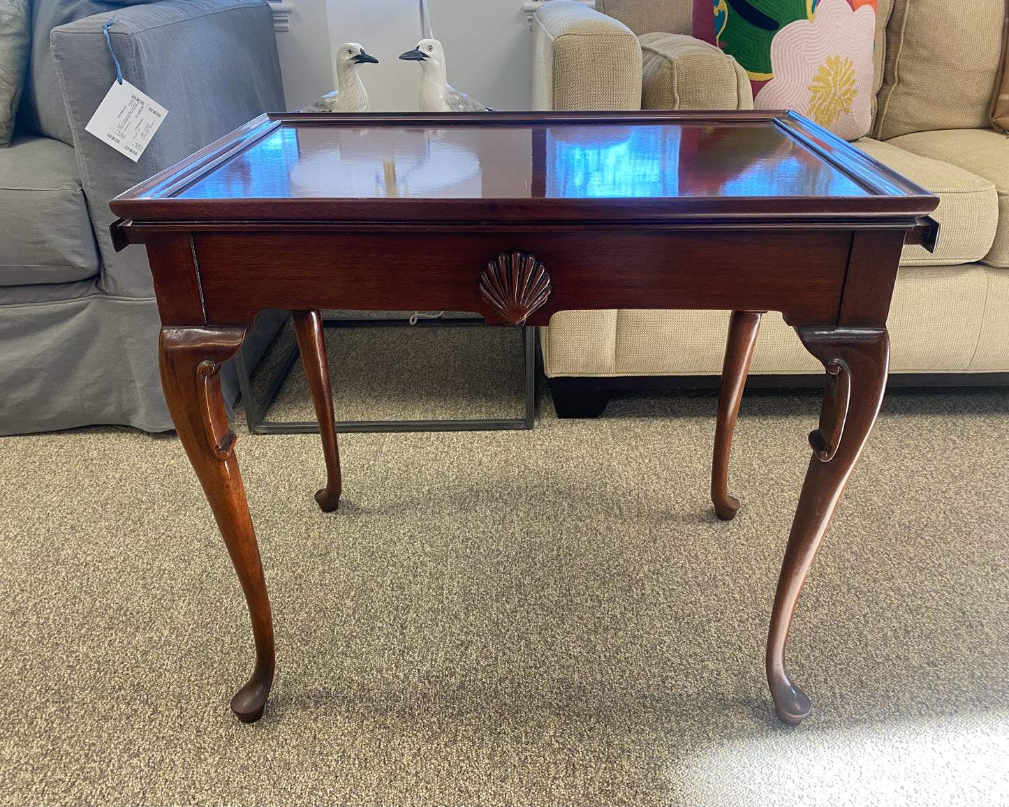 Solid Mahogany Tea Table