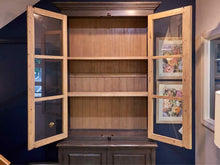 Arhaus Rustic Two Tone Hutch in Grey & Light Wood