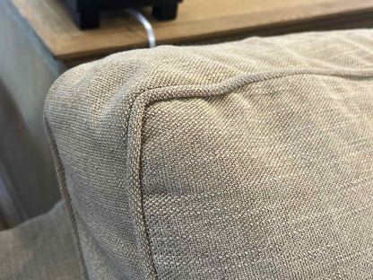 Pottery Barn Slipcovered Tan Sofa