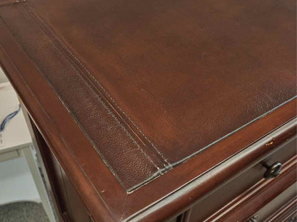 Tall Chest in Cherry Finish with Pewter Pulls