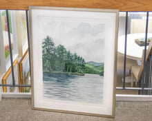 'Mountain Lake 1' Framed Print