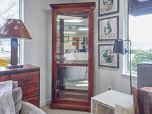 Howard Miller Cherry & Glass Curio Cabinet