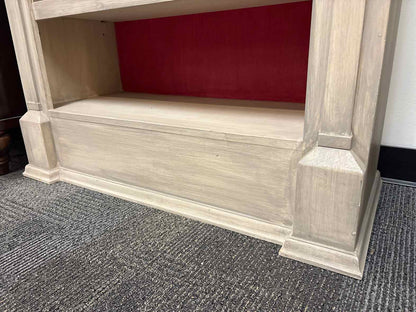 Painted Grey 4-Shelf Bookcase