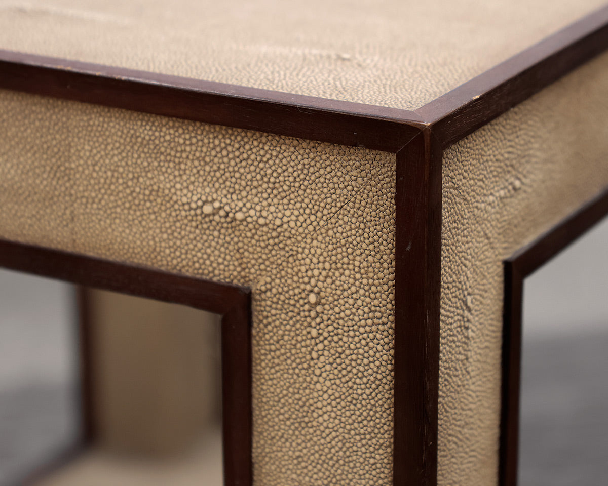 Lillian August for Hickory White Shagreen Accent Table