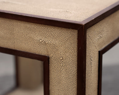 Lillian August for Hickory White Shagreen Accent Table