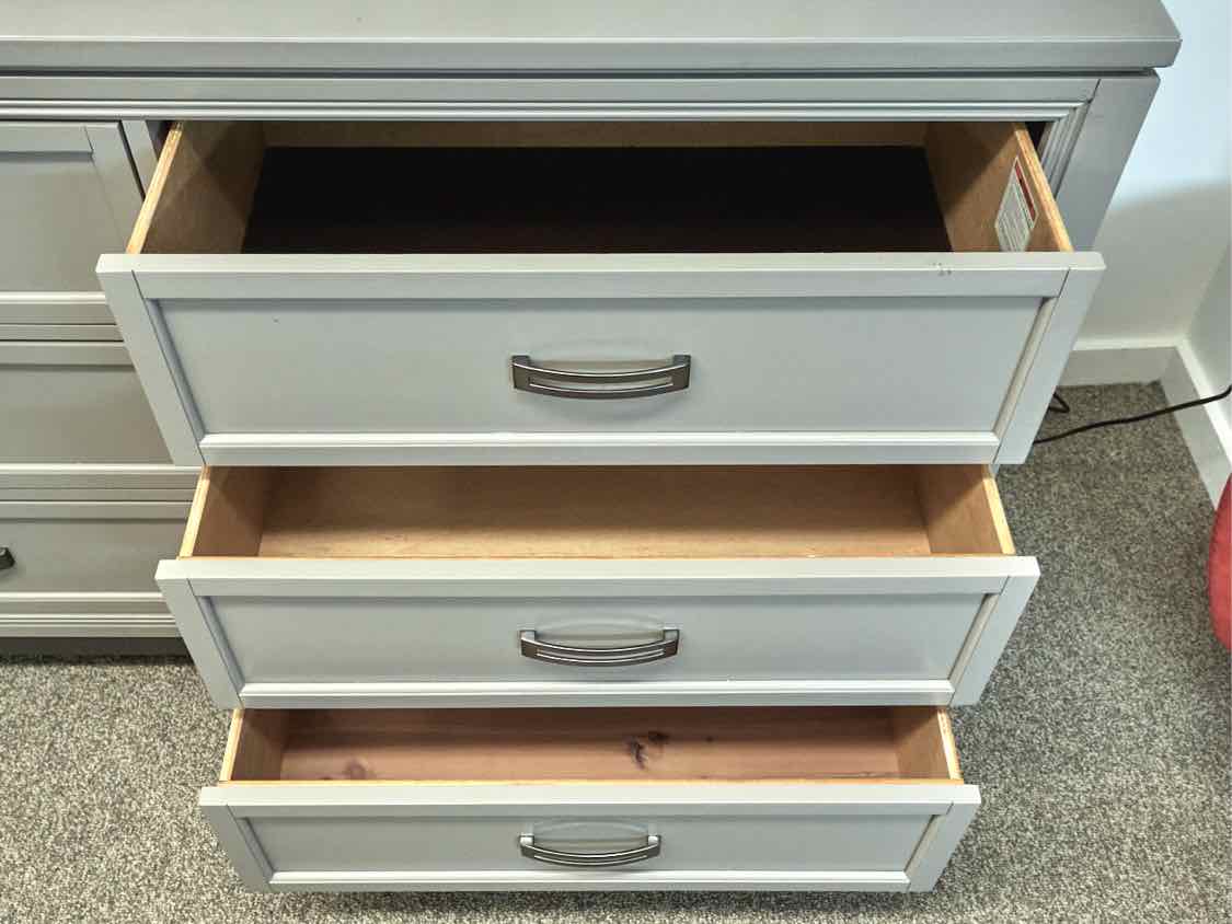 Aspen Home Gray Six Drawer Dresser