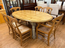 Oval Farm Dining Table & Set of 6 PB Dining Chairs