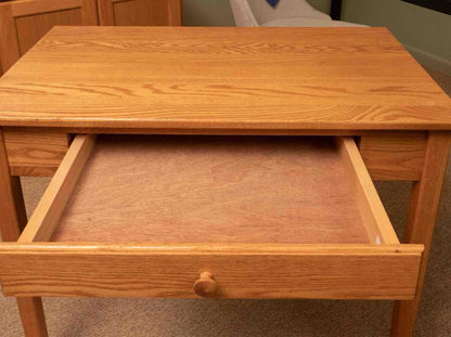 Honey Oak 1 Drawer Desk