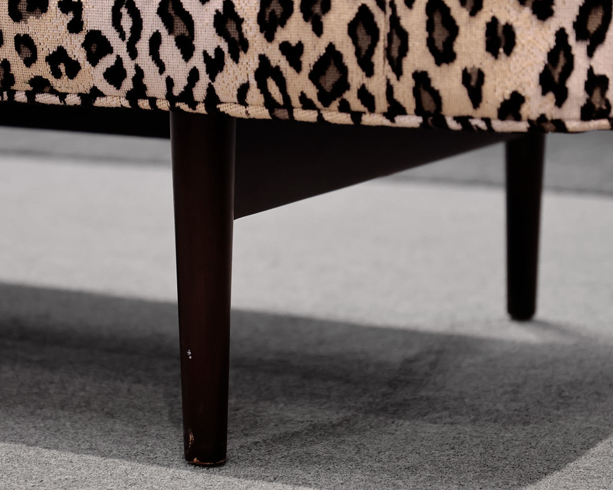 Animal Print Settee