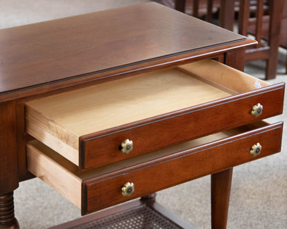 Ethan Allen British Classics Two Drawer Nightstand