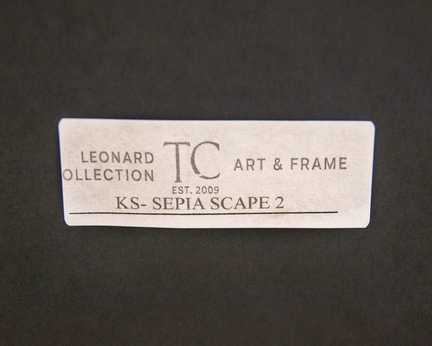 'Sepia Scape 2' Framed Print