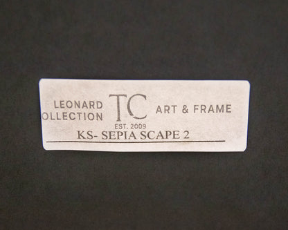 'Sepia Scape 2' Framed Print
