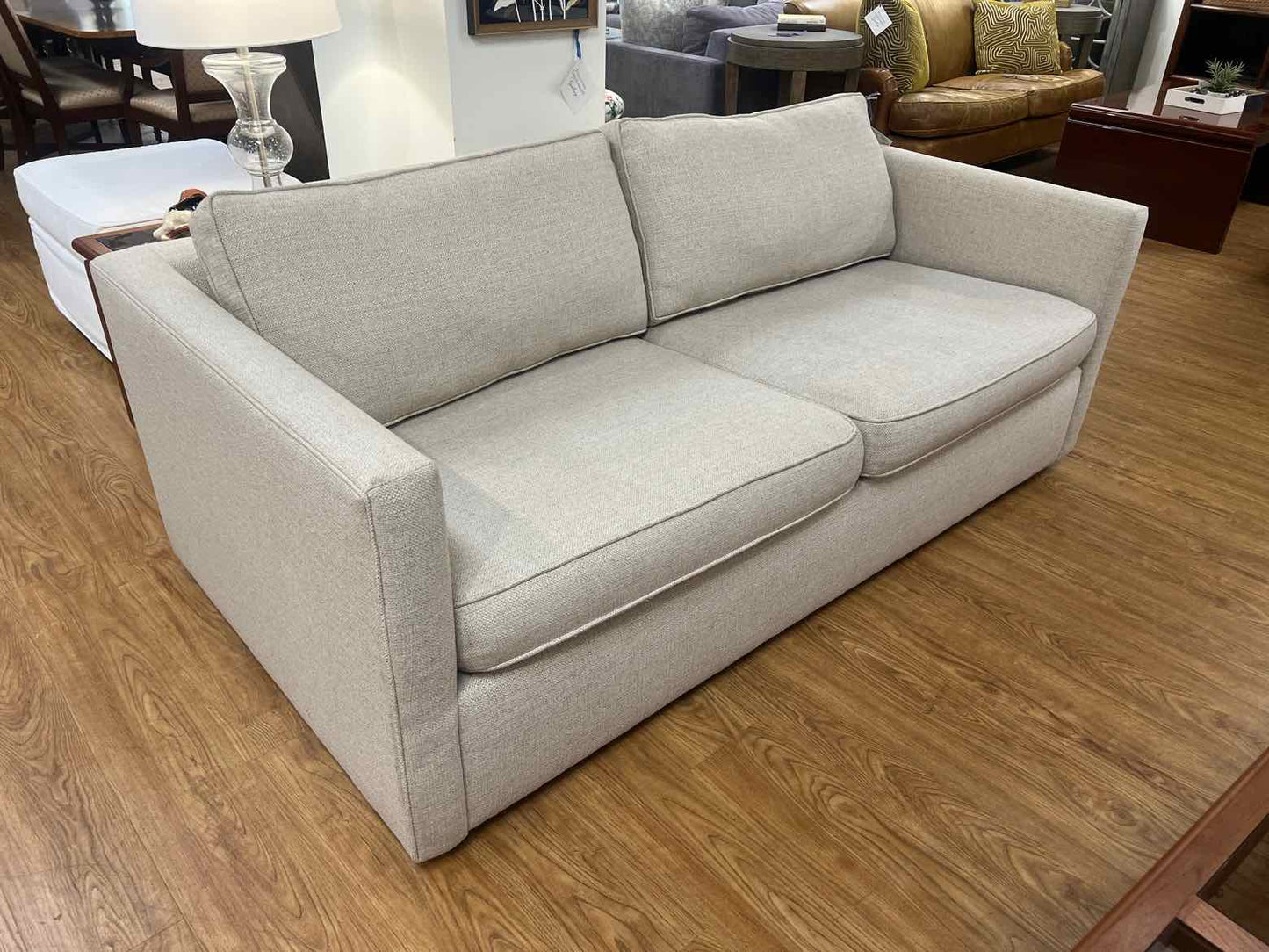 West Elm Taupe Sofa