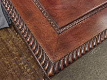 Mahogany Stained Library Desk W/ Drawer