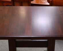 Counter Height Brown Mahogany Dining Table
