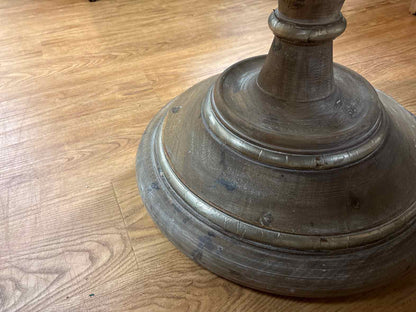 Rustic Pedestal Dining Table