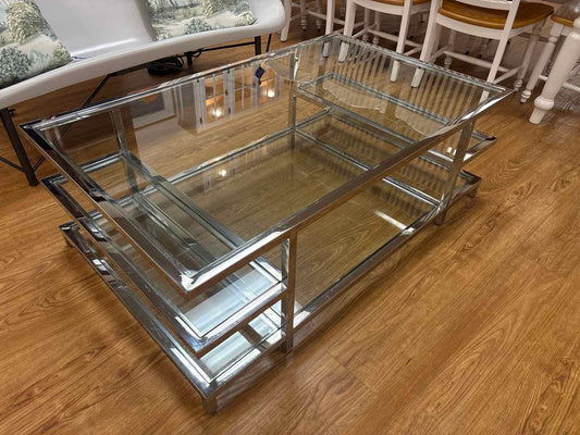 Williams Sonoma 3-Tier Cocktail Table