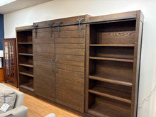Arhaus 'Baumann' Wall Unit w/ Sliding Barn Doors