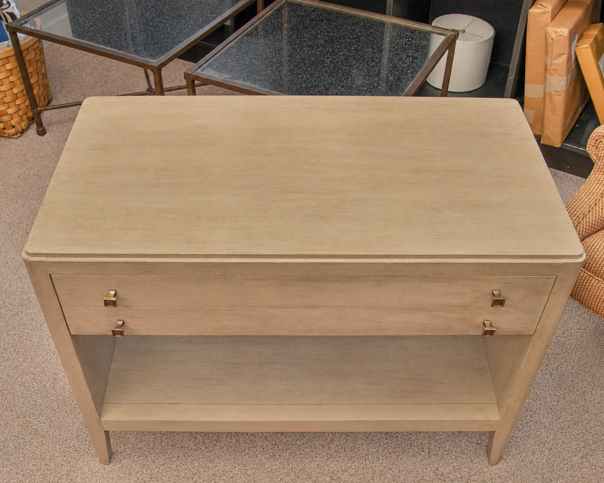 Hickory Chair Gray Wash Bedside Chest