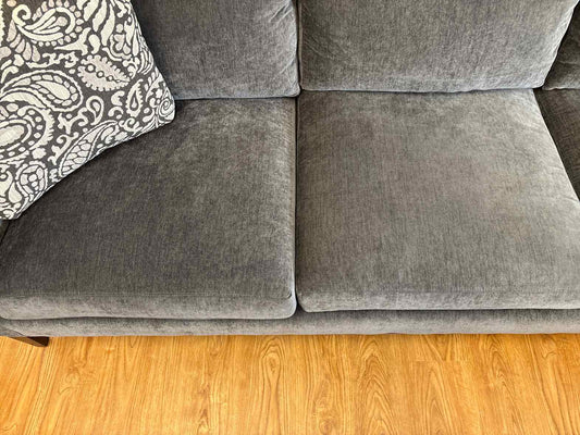 Circle Furniture 2-Piece Sectional in Deep Grey