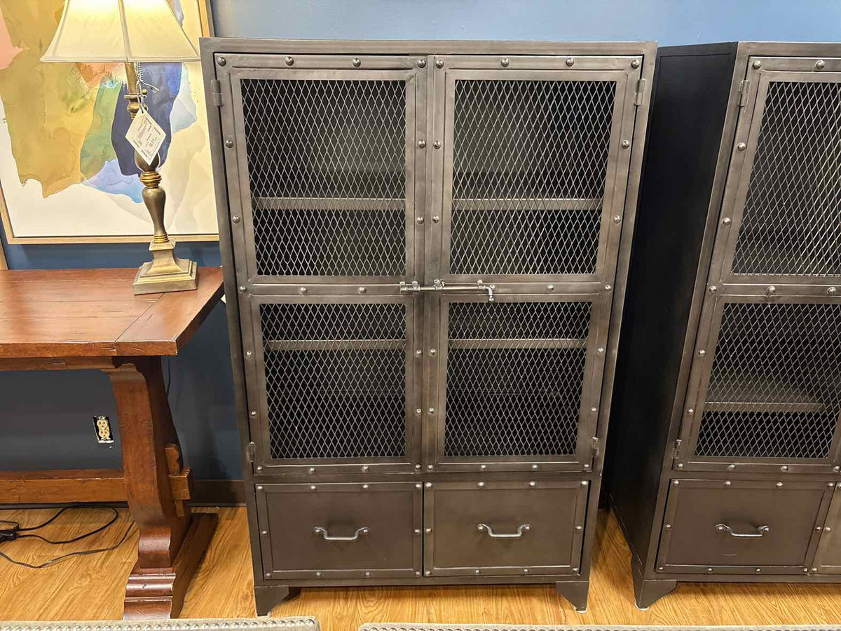 RH Vintage Industrial Steel Cabinet