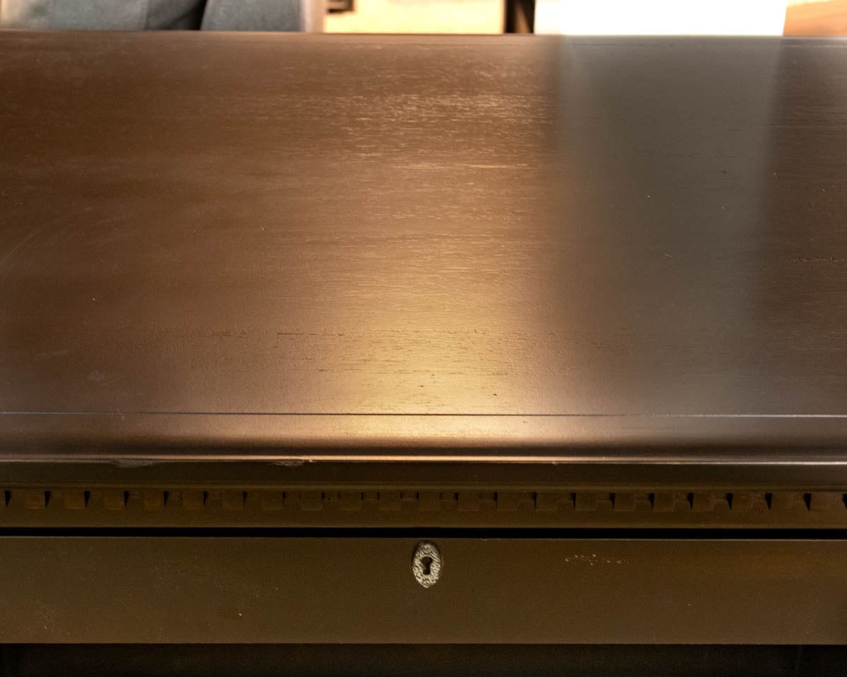 RH 'St James" Antique Black Finish 2 Hanging File Drawer Desk