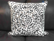 Suburban Home Duralee Gray & Cream Beaded Accent  Pillow