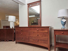 Ethan Allen Cherry American  Impressions 6 Drawer  Dresse r& Mirror