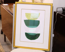 "Living Spectrum II" Matted Print in Antique Gold Frame