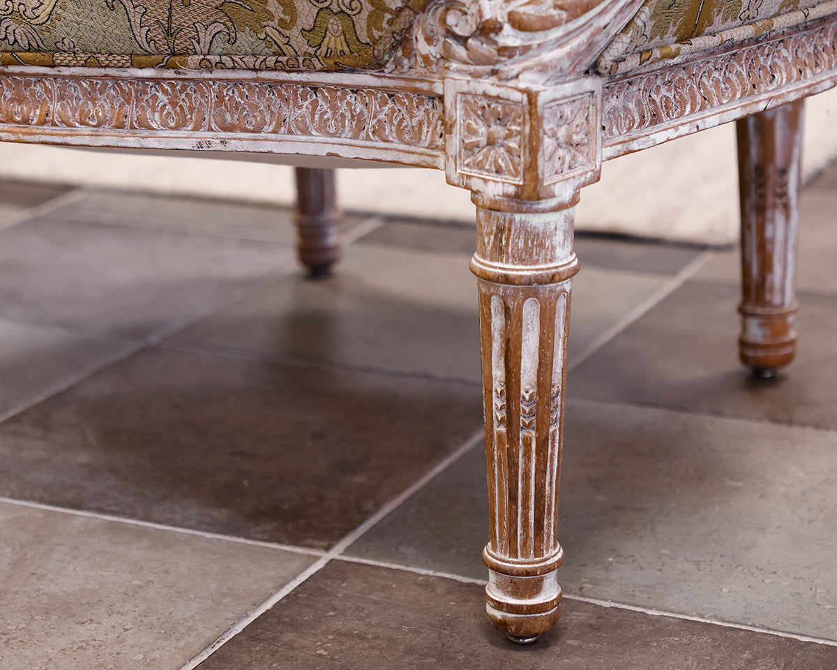 Custom Wingback Bergere Chair