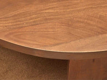 Round Grey Oak Cocktail Table
