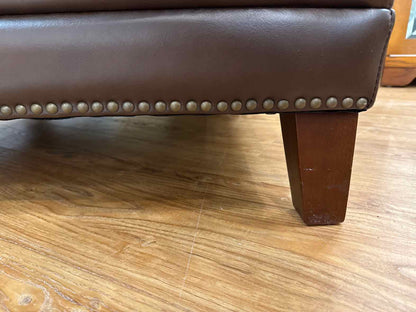 Chocolate Leather Arm Chair