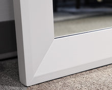 White Framed Floor Length Mirror